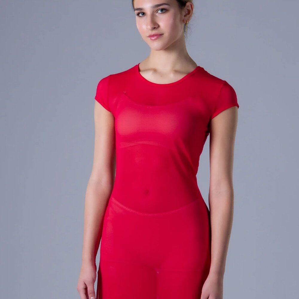 Coupe Brillante - Sheer T-Shirt Dress